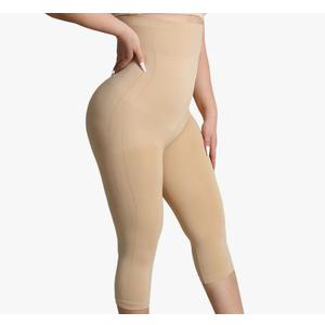 Shapewear Leggings for Women Tummy Control High Waisted Capri Body Shaper Butt Lift Thigh Slimmer, XL