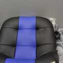 Rolling Shop Stool with Wheels, Rolling Stool with Back Support, 360° Swivel Garage Chair, Height Adjustable Chair 330lb Heavy Duty for Spa Salon Massage Home Office Tattoo(Blue)