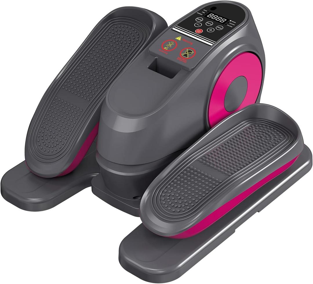 2025 New Under Desk Elliptical Machine, Electric Ellipse Leg Exerciser Pro As Seen On TV with 16 Adjustable Speed, Quiet and Fully Assembled with Remote Control & Non-Slip Foot Straps