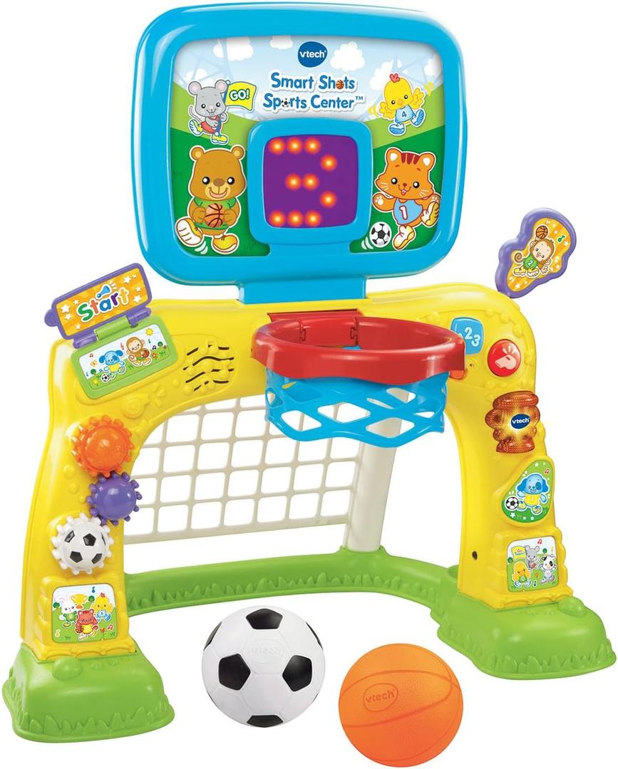VTech Smart Shots Sports Center (Frustration Free Packaging), Yellow, 22.8" x 24" x 16.5"
