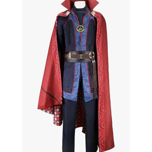 HLENOK Men's Cosplay Costumes Cloak Robe Medieval Master Dress Up Suits Halloween Masquerade Outfits Extra Large