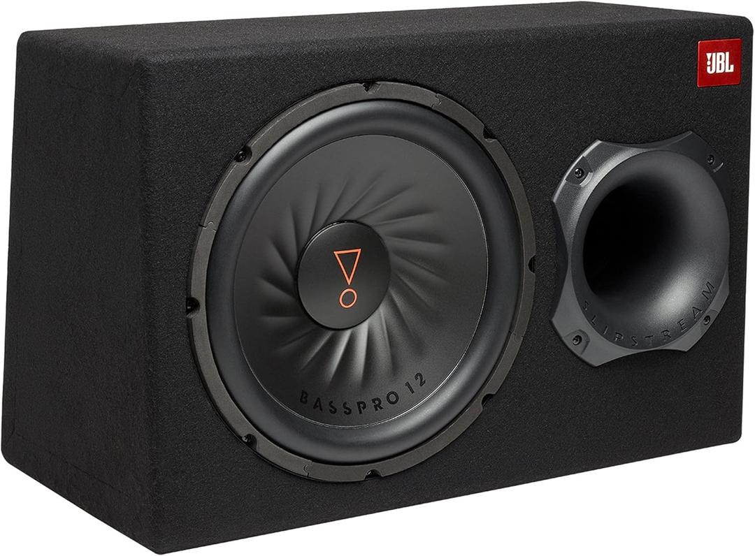 JBL SUBBP12AM - 12 amplified 12 Subwoofer with Sub Level Control, Black