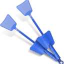 Improved Fly and Bug Swatter w/Integrated Cover, Flexible Bug Smasher for Flies and Bugs Swatting, Surface-Friendly Design, Adjustable Racket Handle - Fly Swatter for Indoors (Pack of 2)