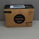 Blissful Diary Baby Play Gym & Activity Mat, Oversize Leaf Shaped Baby Play Mat w 6 Detachable Toys, Tummy Time Mat Promote Motor Skills & Sensory Development Mat, Newborn Infant Baby Essentials Gift