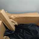 StangH Blackout Black Velvet Curtains 96 Inches Theater Curtains Grommet Heat Insulated Privacy Window Panels for Living Room/Basement/Dining Room, W52 x L96 inches, 2 Panels