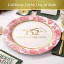 Westrick Kentucky Derby 9" Paper Plates 152nd 2026 Derby Decorations - Pack of 8
