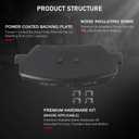 cciyu D1432 D1439 Front & Rear Professional Ceramic Brake Pads Set Fit For 2010-2012 For Hyundai For Santa Fe,2013-2014 For Santa Fe Sport,2011-2014 For Kia For Sorento