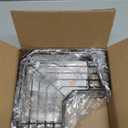 Adhesive Shower Caddy, 2 Pack Corner Bath Organizer, Rustproof Stainless Steel Shower Shelves with Large Capacity, No Drilling Shelves for Bathroom Storage, Home, Kitchen Dcor (Black)