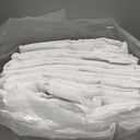 10-Pack White Tablecloths for Rectangle Tables, 60 x 102 Inches, Stain-Resistant Polyester Fabric for 6 Foot Tables - Washable Table Covers for Weddings, Banquets, Birthday, Parties, Events