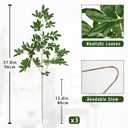 37.8" Artificial Greenery Stems for Tall Vase, Faux Stems and Branches for Vase, Fake Greenery Stem Artificial Greenerys for Centerpieces, Home, Office, Room Table Decor, Floral Arrangements, 3Pcs