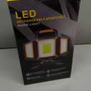 Tresda 30W Rechargeable Work Light, 3000 Lumen Magnetic Work Light Battery Powered, Waterproof Portable Cordless Job Site Lighting for Construction Site, Workshop, Garage, Camping, and Car Repairing