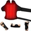 Wearable Red Light Therapy Wrap for Body Pain Relief - 3-in-1 660nm Red & 850nm Near-Infrared LED Pad with Heat for Muscle Repair, Feet, Knee, Ankle, Foot, Hands, & More Body Areas