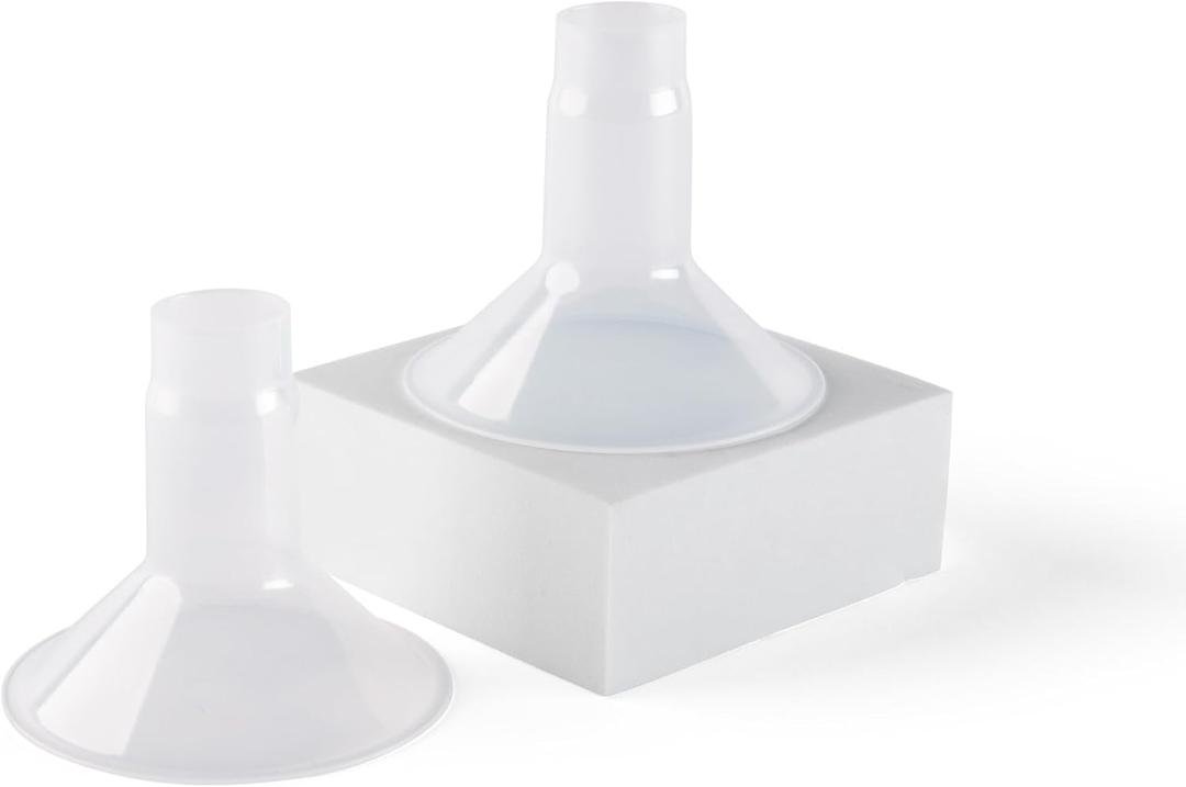 Motif Medical Roam Breast Pump Flange - Comfortable Full Coverage Breast Pump Flanges for Better Milk Flow & Pumping Ease - Ideal for Breastfeeding Moms (2 Shields, 28 mm)