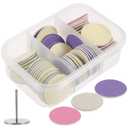 Replaceable Sandpaper Discs 60pcs Frosted Sheet Manicure Pedicure Set Power Tool Nail Art Tool Big Toe Remover Sanding Discs Electric Feet Remover Discs Boxed Pp Box