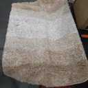 Bathroom Rugs Cream Ottomanson 2-Piece Shag Bath Rug Set - Non-Slip Cream ( 16x24" + 20x30")