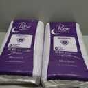 Poise Overnight Incontinence & Postpartum Pads for Bladder Leaks, 8 Drop Extra Coverage, 72 Count (2 Packs of 36),
