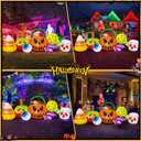10 FT Halloween Inflatable Blow up Outdoor Decorations Pumpkin Ghost Combo, Halloween Decorations Outdoor Inflatable Bow Up Pumpkin Decoration Outdoor with LED Inflatable Halloween for Yard Garden