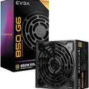 EVGA 850 G6, 80 Plus Gold 850W, Fully Modular, Eco Mode with FDB Fan, Includes Power ON Self Tester, Compact 140mm Size, Power Supply 220-G6-0850-X1