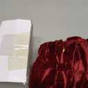 Janinka 6 Pcs Burgundy Large Velvet Christmas Swag Bow 31.5 x 23.6 inch Vintage Christmas Ornament Wine Red Rustic Velvet Staircase Wreath Bows Xmas Tree Topper Bows Large Bow for Outdoor