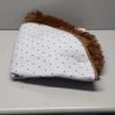 Softlife Oval Fluffy Rugs for Bedroom, 2.6 x 5.3 Feet Shag Cute Area Rug for Girls and Kids Baby Room Home Decor, Indoor Carpet for Nursery Dorm Living Room (Coffee)