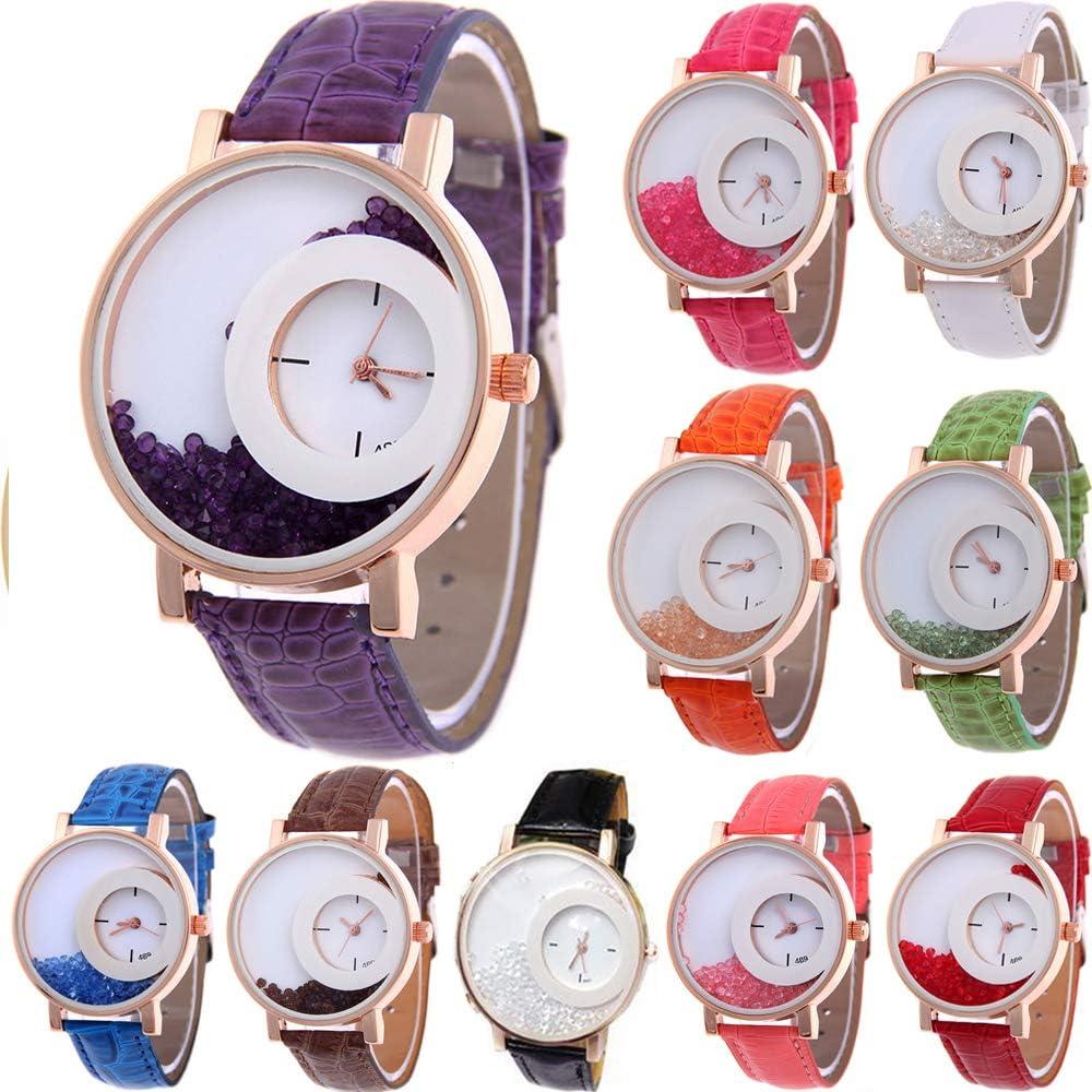 10 Pack Wholesales Women's Leather Watch Quicksand Bracelet Ladies Dress
