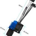 Bamboo Lab p1 p1s Hotend Complete Kit for p1 Series 3D Printer, Full Assembly Blue Hot End with Fan, Thermistor, 0.4mm Hardened Steel Nozzle+2pcs 0.4mm Bimetallic Nozzle