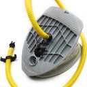 Seamax 9L Foot Pump with Double Chambers, High Volume and High Pressure, Max 15 PSI for Inflatable Boat and SUP