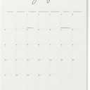 Karto Wall Calendar 2025-2026 - Vertical 11x17 inch July 2025 to December 2026 - Boost Your Productivity and Easy Planning with the Aesthetic Monthly Calendar - Cursive Beige (Large)