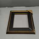 Creative Mark Museum Plein Aire Ornate Picture Frame - 8x10 - Antique Black W/Gold - Pack of 1, High-End Antique Style Frames - Open Back with No Glass or Backing