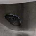 ecozy Nugget Ice Maker Countertop with Handle, 33 lbs Chewable Pellet Ice Daily, Self-Cleaning Ice Machine, Includes Ice Bags for Kitchen, Bar, Parties, Stainless Steel