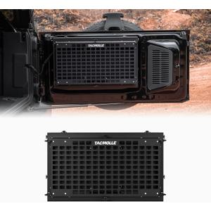 Tailgate Storage Box - Tactical Modular Storage MOLLE Panel for Tools MOLLE Accessories, Rear Tool Box Tailgate Table Fits for Ford Bronco 2021-2024