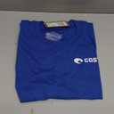 Costa Del Mar Men's Emblem Bass Short Sleeve Crewneck Tee (XX-Large, Blue)