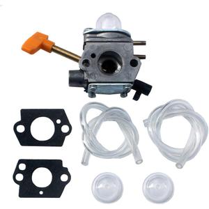 KIPA Carburetor For Homelite 308054041 UT-09520 UT-09521 UT-09523 UT-09525 26cc Blowers with Fuel Lines Primer Bulbs Mounting Gaskets