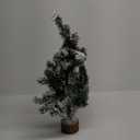 24 Inch Tabletop Christmas Tree, Artificial Mini Xmas Pine Tree with LED String Lights and Ornaments,Christmas Decoration Tree