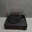 Vinyl Record Player with Speakers Vintage Turntable for Vinyls Records Belt-Driven Turn Table Support 3-Speed, Wireless Playback, Headphone, AUX-in, RCA Line LP Phonograph for Sound Enjoyment Black