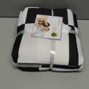 Striped Comforter Set Black and White Stripe Bedding Set Twin Kids Boys Girls Women Men Farmhouse Ticking Stripes Duvet Set Modern Geometric Lines Adults Abstract Gothic Home Decor Soft Reversible (Multi 93)