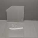 2 Pcs Clear Acrylic Sink Splash Guard with Suction Cup Freestanding Panel Barrier 15.35" x 4.5" x 14.01" Barrier Kitchen Guard Protective Splatter Barrier for Home Hospitals