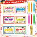 Junkin 24 Sets End of Year Gifts for Students Kindergarten Graduation Pop Tubes with Cards Stretchy Stress Relief Fidget Toys Gifts from Teacher for Class of 2026 Pre k Graduation Party