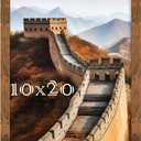 Picrit 10x20 Picture Frame, Photo Frame for Wall Mounting Display, Brown