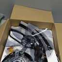 Low Profile Bladeless Ceiling Fan with Lights & Remote  19.7" Flush Mount Fandelier Light Fan for Bedroom/Kitchen, 30006000K Dimmable LED, 6Speed Modern Fan with Lights for Home/Office