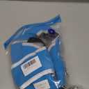 MIGOHI Warm Dog Coat Winter Dog Jacket,Waterproof Cold Weather Coats for Dogs,Fleece Jacket for Small Medium Large Dogs,Reflective Thick Fleece Vest with Leash Hole (Blue)