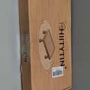 Wood Riser for Kitchen Counter, Farmhouse Riser for Display, Small Wooden Pedestal Stand, Rustic Riser Display Stand with Tool-Free Assembly, French Country Style (White)