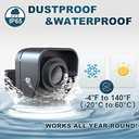 1/2 Mile Long Range Wireless Driveway Alarm Weather Resistant Motion Detector & Sensor - Home Security Alert System - Monitor & Protect Oudoor&Indoor Property