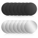 Bewudy 14pcs Metal Plates for Magnetic Mount, Round Magnet for Phone Case, Round Mobile Phone Metal Plate Mini Adhesive Iron Discs for Magnets Mount Phones Holder Back Magnet Stickers