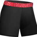 Hanes boys Performance Tween Boxer Briefs Underwear, Assorted Prints & Solids, 6-pack (M)