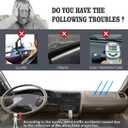 Dashboard Cover Dash Cover Mat Pad Custom Fit for Toyota Tacoma 1998 1999 2000 2001 2002 2003 2004 (Dark Gray)