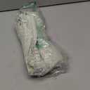 Artoid Mode Emerald Farmhouse Woven Braided Stripe Placemats Set of 6,12x18 Inch Seasonal Holiday Table Mats Party Kitchen Dining Decoration