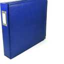We R Memory Keepers 12x12 Photo Album Cobalt, Protect Memories and Photos, Soft, Acid-free Faux Leather, Classy Decorative Spine Label, Snag-free Rings, Includes 5 Page Protectors, Scrapbooking