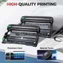 Compatible DR730 (Not Toner) Replacement for Brother Drum DR730 DR-730 Compatible with MFC-L2750DW HL-L2370DW MFC-L2710DW HL-L2350DW DCP-L2550DW Printer (2 Pack, Black)