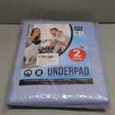 Utopia Bedding Washable Underpads 34" x 36" (Pack of 2), Waterproof Reusable Heavy Absorbency Incontinence Bed Pads for Adults, Kids, Elderly and Pets, Bedwetting Pads for Sofa and Couch (Blue)